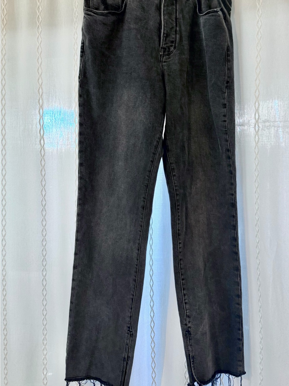 Good American Black High-Waist Flare Jeans